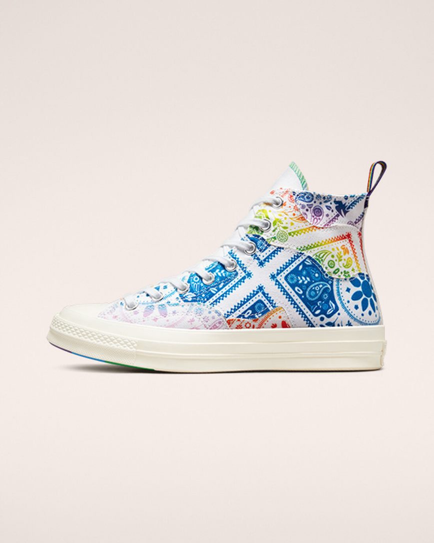 Tenisky Vysoke Converse Chuck 70 Pride Damske Biele Červené | SK DIKFE0